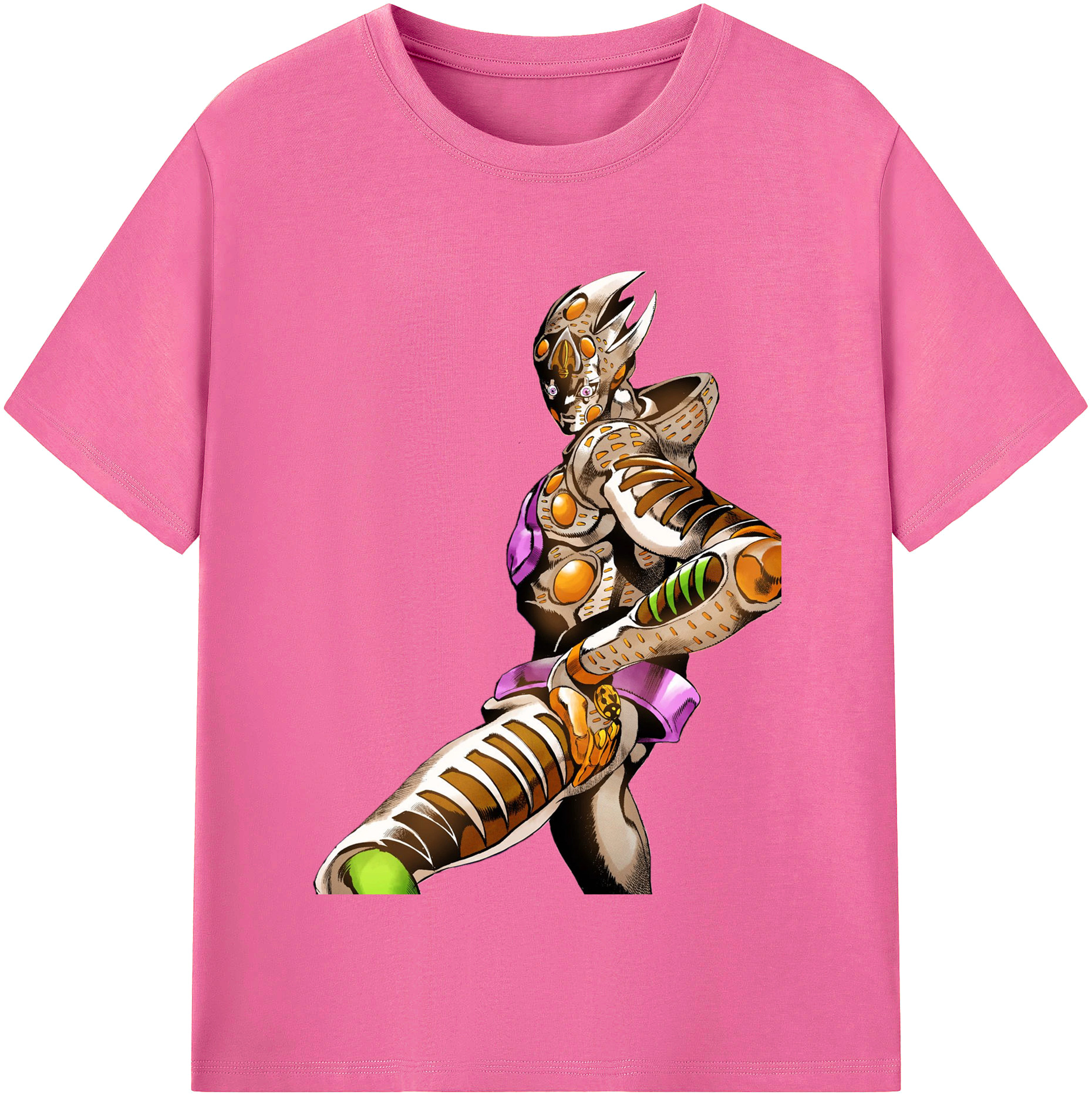 （画像用） ジョジョの奇妙な冒険 ジョルノ?ジョバァーナ JoJo's Bizarre Adventure Giorno Giovanna レディースカジュアルプリントTシャツ（綿100％）